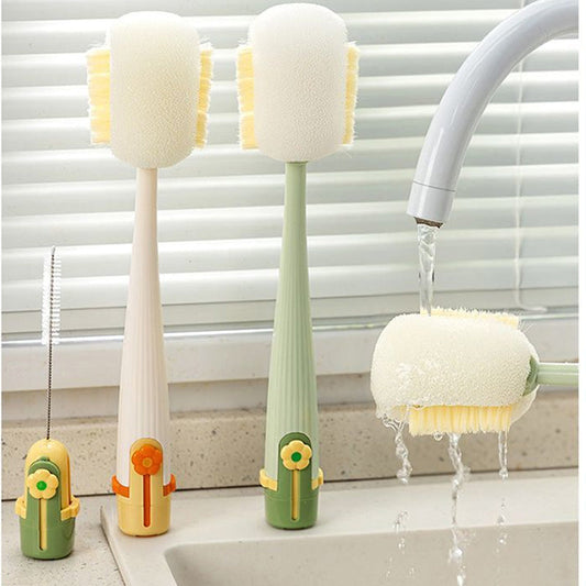 Brosse de nettoyage pour bouteille d’eau 5-en-1