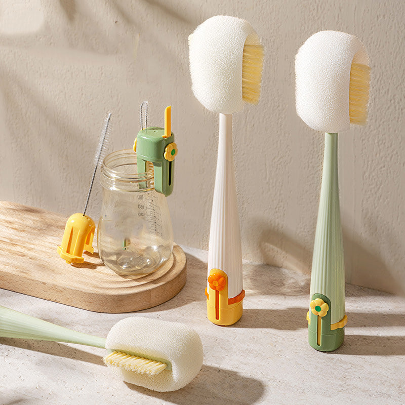 Brosse de nettoyage pour bouteille d’eau 5-en-1