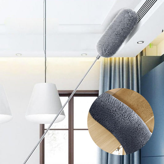 📢📢 50% DE RÉDUCTION ! ✨ Bâtonnet de Nettoyage Rétractable - Adsorption Électrostatique sans Poussière Volante, Idéal pour Plafonds et Espaces Étroits 🧹⚡