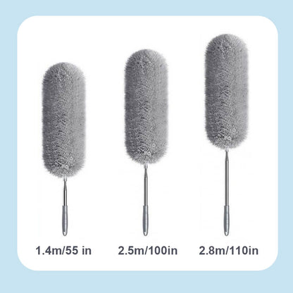 📢📢 50% DE RÉDUCTION ! ✨ Bâtonnet de Nettoyage Rétractable - Adsorption Électrostatique sans Poussière Volante, Idéal pour Plafonds et Espaces Étroits 🧹⚡
