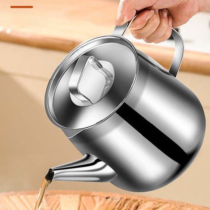 Pot de Filtre à Huile en Acier Inoxydable Durable