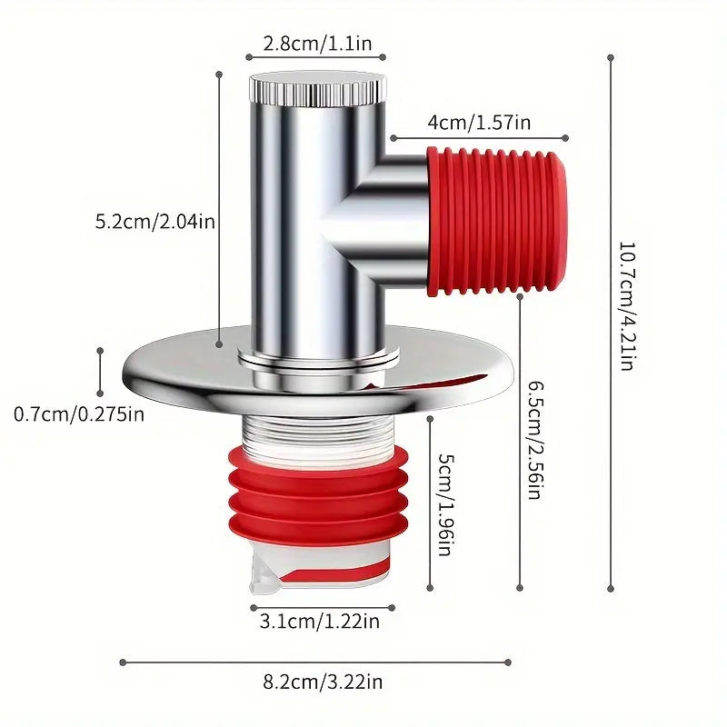 🌸Soldes d'automne🌸Adaptateur de siphon anti-débordement pour lave-linge