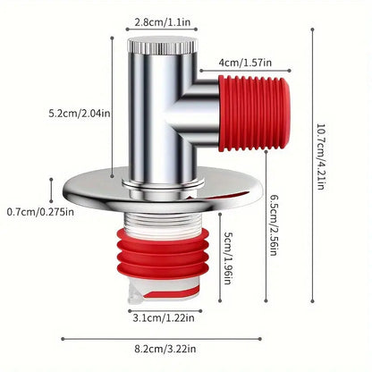 🌸Soldes d'automne🌸Adaptateur de siphon anti-débordement pour lave-linge