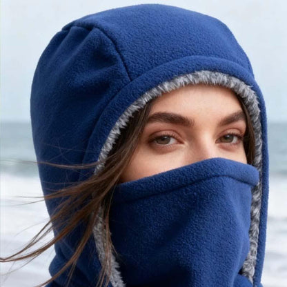 🧣 50% DE RÉDUCTION! ✨ Cagoule Unisexe Coupe-Vent - Matière Polaire Respirante avec Protection Visage Intégrale pour Sports d'Hiver ❄️🔒