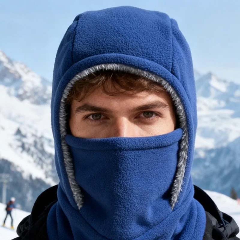 🧣 50% DE RÉDUCTION! ✨ Cagoule Unisexe Coupe-Vent - Matière Polaire Respirante avec Protection Visage Intégrale pour Sports d'Hiver ❄️🔒