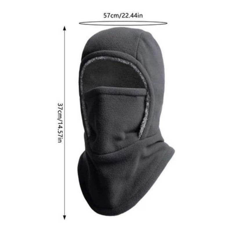 🧣 50% DE RÉDUCTION! ✨ Cagoule Unisexe Coupe-Vent - Matière Polaire Respirante avec Protection Visage Intégrale pour Sports d'Hiver ❄️🔒