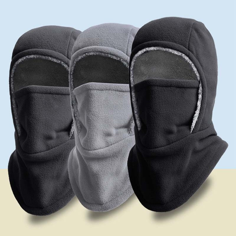 🧣 50% DE RÉDUCTION! ✨ Cagoule Unisexe Coupe-Vent - Matière Polaire Respirante avec Protection Visage Intégrale pour Sports d'Hiver ❄️🔒