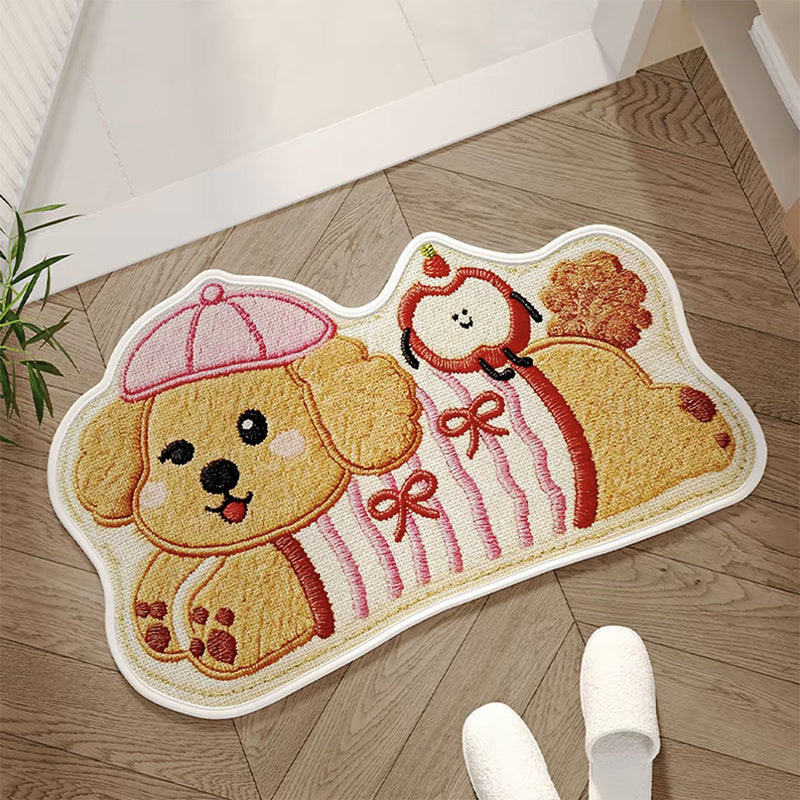 ⏳Limited-time 50% off⏰Absorbent Woven Bath Mat with Non-Slip Bottom🐶🐱