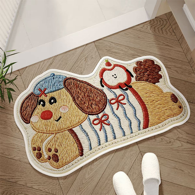 ⏳Limited-time 50% off⏰Absorbent Woven Bath Mat with Non-Slip Bottom🐶🐱