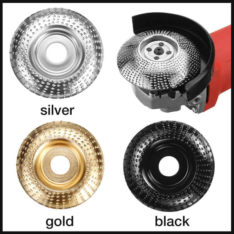 ⚒️ ACHETEZ 2 OBТENEZ 3! ✨ Disque à Bois pour Meuleuse d'Angle - Conçu pour la Sculpture et le Ponçage du Bois - Sécuritaire et Efficace, Idéal pour le Travail du Bois 🌳🔧