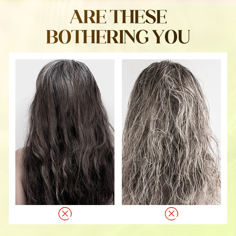 🌿 ACHETEZ 2, OFFERT 1 ! ✨ Colorant Capillaire aux Extraits Végétaux pour Cheveux Blancs - Formule Naturelle aux Botaniques Nourrissants pour une Couleur Éclatante sans Dommage 💆‍♀️💫