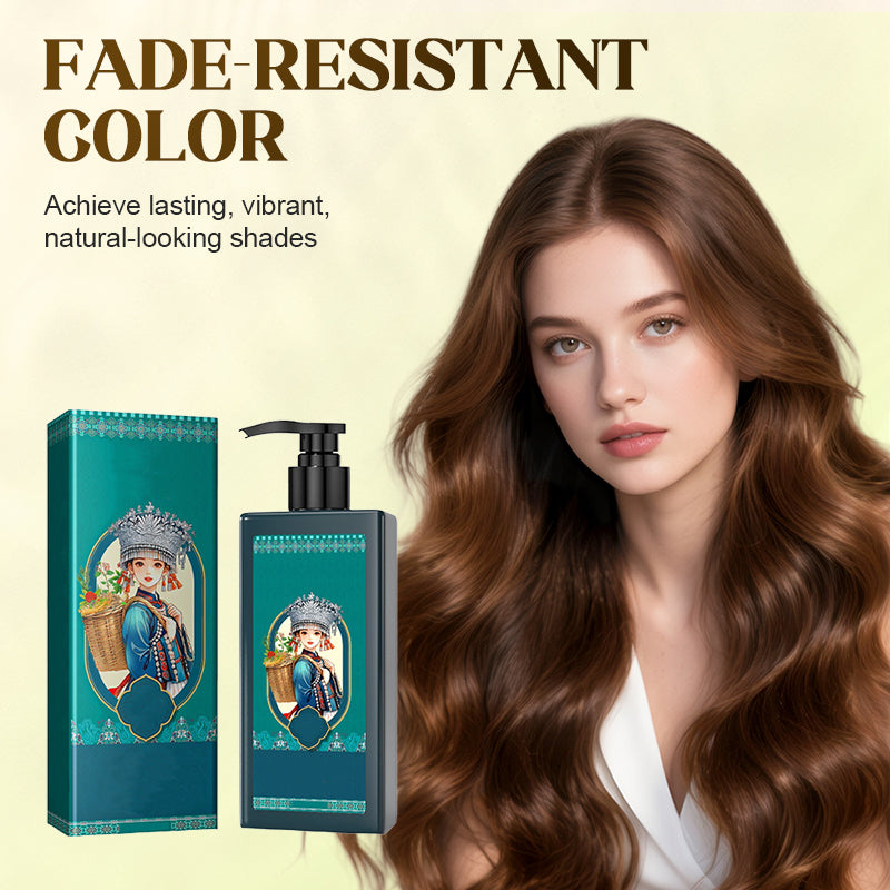 🌿 ACHETEZ 2, OFFERT 1 ! ✨ Colorant Capillaire aux Extraits Végétaux pour Cheveux Blancs - Formule Naturelle aux Botaniques Nourrissants pour une Couleur Éclatante sans Dommage 💆‍♀️💫