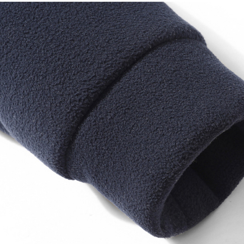 Veste décontractée avec doublure en peluche pour homme, coupe ample