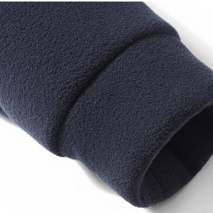 Veste décontractée avec doublure en peluche pour homme, coupe ample