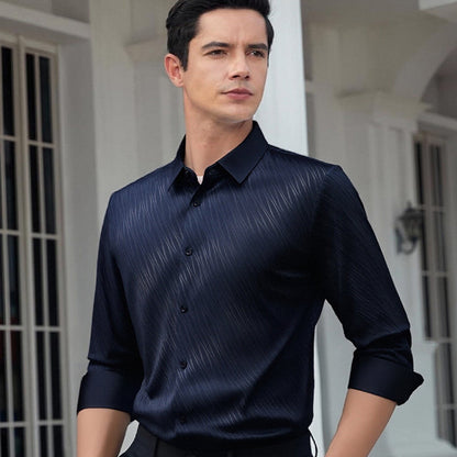 Chemise à Manches Longues Décontractée Tendance pour Homme