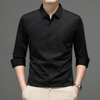 Chemise à Manches Longues Décontractée Tendance pour Homme