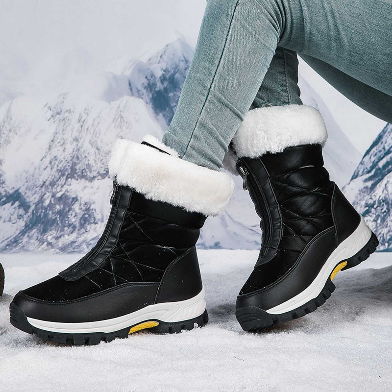 🔥DERNIER JOUR DE SOLDES 51% DE RÉDUCTION🔥 Bottes de neige chaudes antidérapantes à fermeture éclair pour femmes