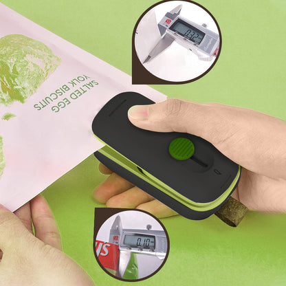 Scelleuse de sacs à chaud portable 2 en 1 avec coupeur