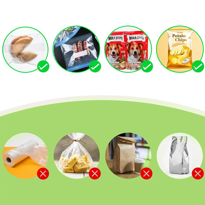 Scelleuse de sacs à chaud portable 2 en 1 avec coupeur