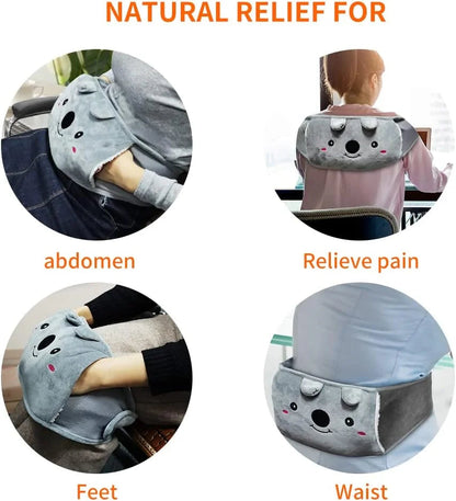 🎁 Soldes de Noël Précoces - 49% DE RÉDUCTION 💖 Ceinture Bouillotte en Peluche Rechargeable