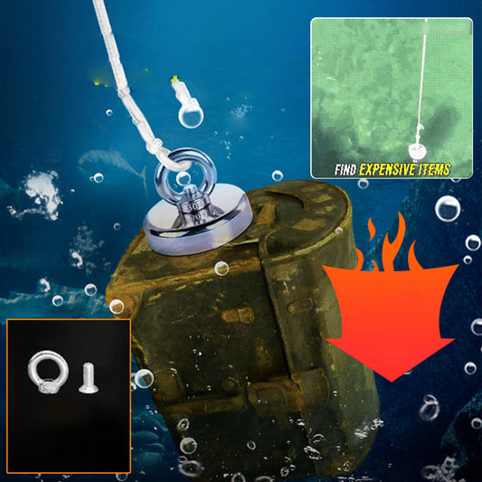 🧲Ensemble de Aimant de Sauvetage Magnétiques pour Grandes Profondeurs：Découvrez des trésors métalliques perdus ! 💰🧲