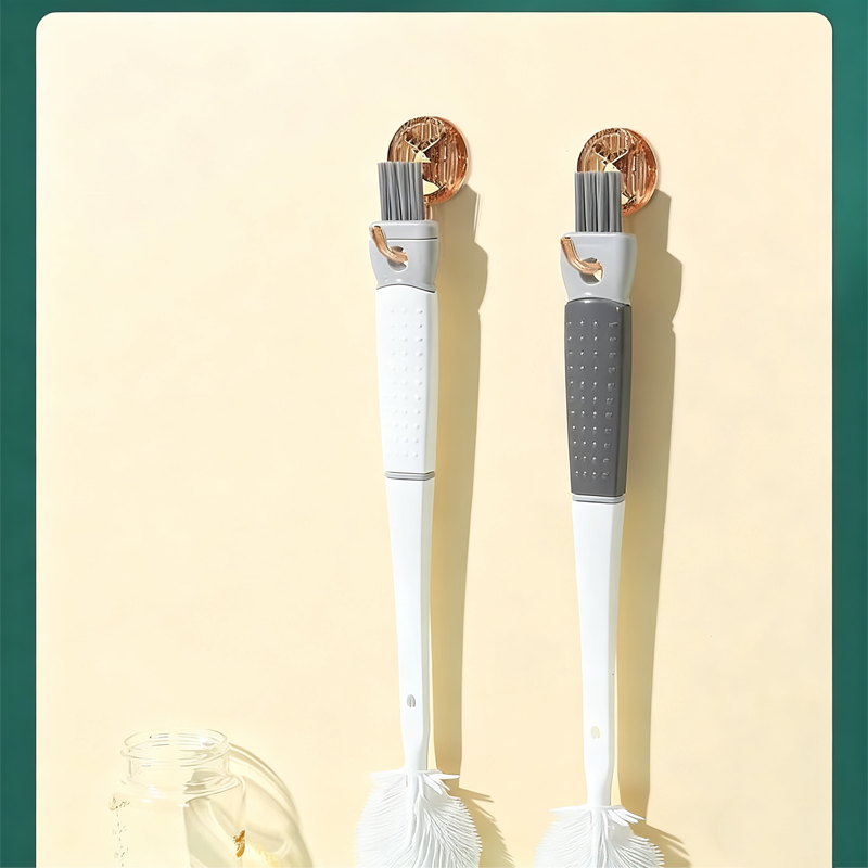 🔥Offre à durée limitée-Brosse de nettoyage en silicone à manche long détachable