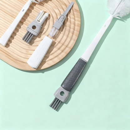 🔥Offre à durée limitée-Brosse de nettoyage en silicone à manche long détachable
