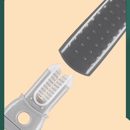 🔥Offre à durée limitée-Brosse de nettoyage en silicone à manche long détachable