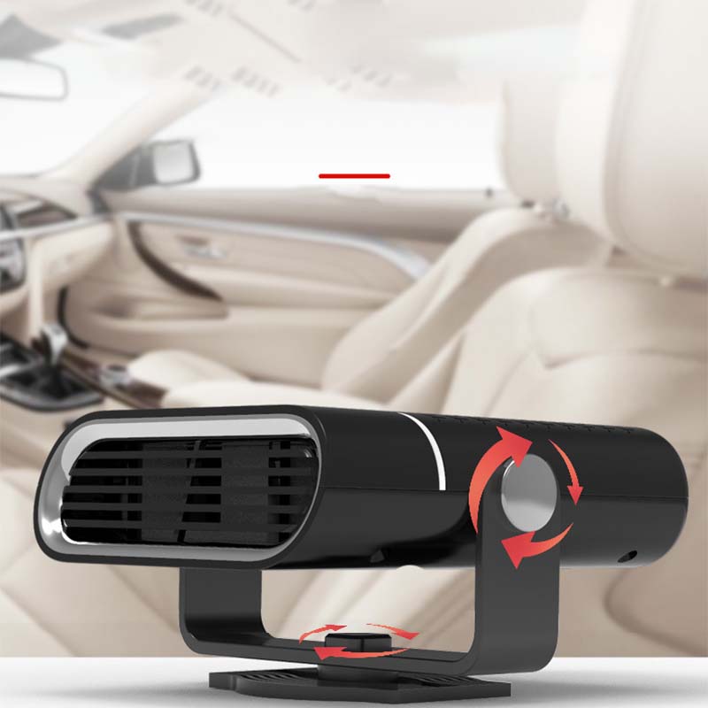 ✨ Calentador Portátil para Coche 2 en 1 - Rotación 360° y Doble Voltaje (12V/24V) para Descongelación y Calefacción Rápidas 🚗❄️