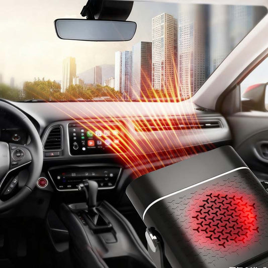 ✨ Calentador Portátil para Coche 2 en 1 - Rotación 360° y Doble Voltaje (12V/24V) para Descongelación y Calefacción Rápidas 🚗❄️
