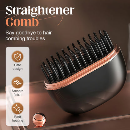 Mini peigne lisseur sans fil