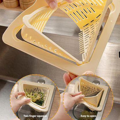 Filtre magnétique à succion pour évier d'angle peu encombrant