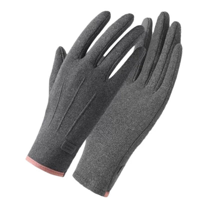 Gants chauds et coupe-vent avec fonction écran tactile et prise antidérapante