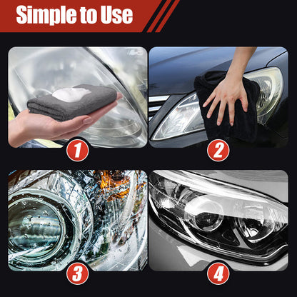 Rénovateur de phares de voiture professionnel 180 ml avec éponge
