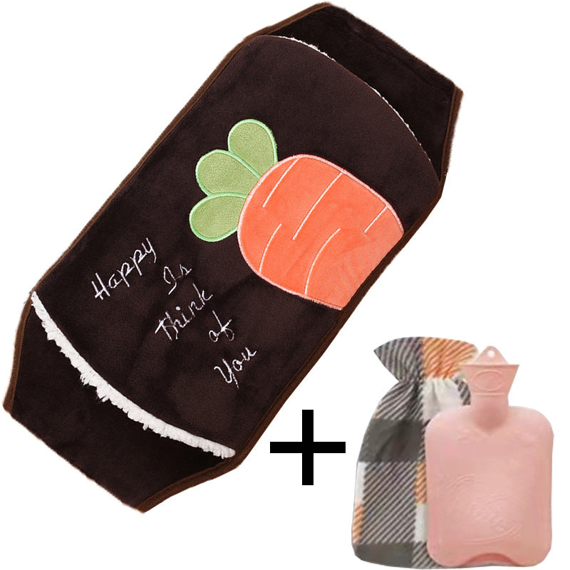 🎅 Vente de Noël - 50% de réduction 🔥 Ceinture en peluche avec bouillotte 🎁