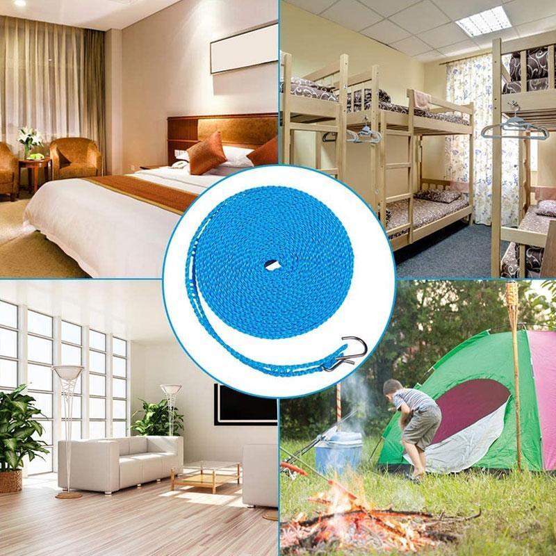 ✨ Corde à linge coupe-vent et antidérapante