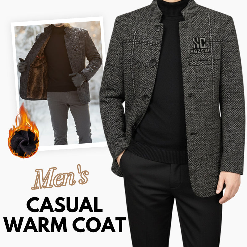 ❄️ Soldes d'hiver 🔥 Manteau d'extérieur chaud et décontracté pour homme【Livraison gratuite】