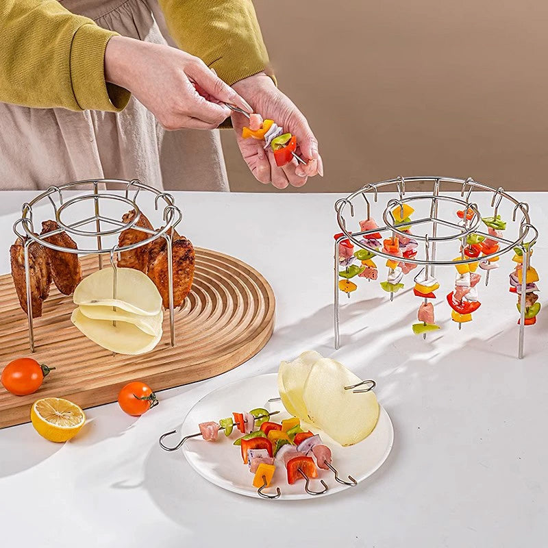 🔥 50% DE RÉDUCTION ! ✨Ensemble de grilles de cuisson multifonction en acier inoxydable 316 pour friteuse à air chaud