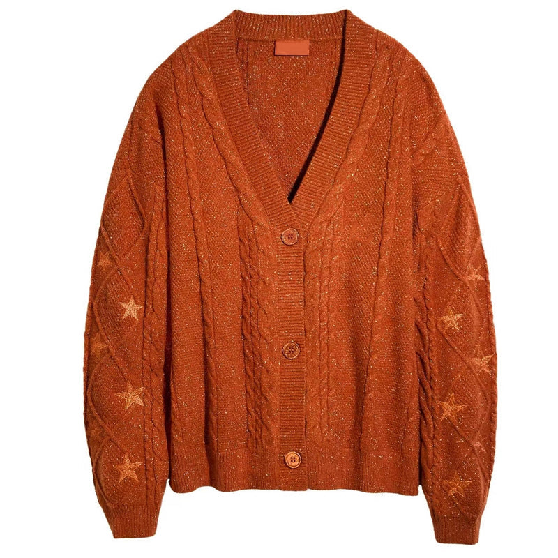 Gilet en Tricot à Boutons pour Femme