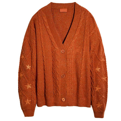 Gilet en Tricot à Boutons pour Femme