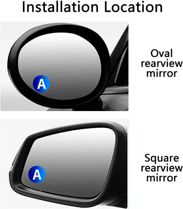 🚗Miroir d'angle mort de voiture (1 paire)✅