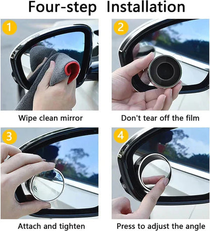 🚗Miroir d'angle mort de voiture (1 paire)✅