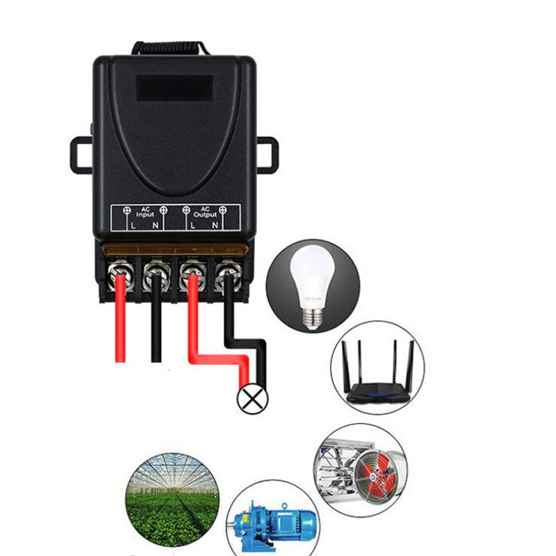 Interrupteur de commande à distance sans fil et kit récepteur, sans câblage