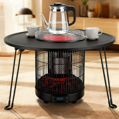 Chauffage électrique multifonctionnel à commande vocale pour usage intérieur