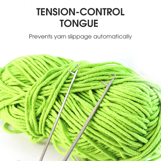 Crochets à tricoter avec languette pour pulls