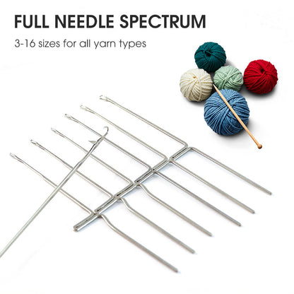 Crochets à tricoter avec languette pour pulls