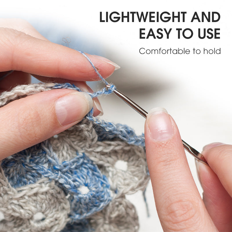 Crochets à tricoter avec languette pour pulls