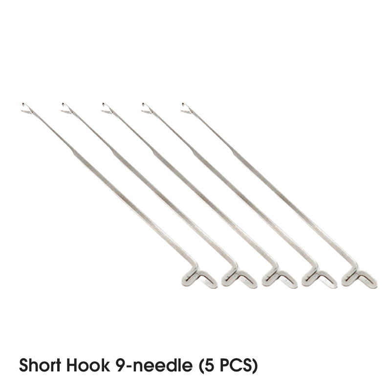 Crochets à tricoter avec languette pour pulls