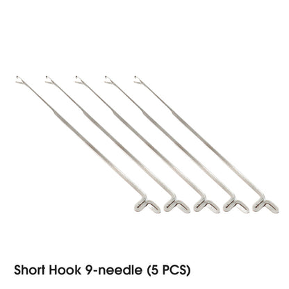 Crochets à tricoter avec languette pour pulls