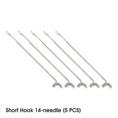 Crochets à tricoter avec languette pour pulls